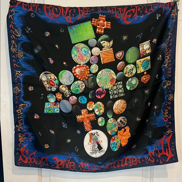 Christian Lacroix vintage silk scarf